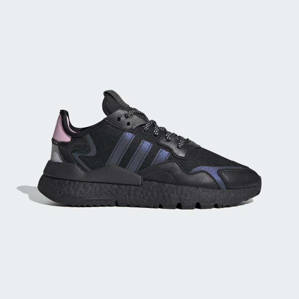 Adidas Men's Nite Jogger Originals Shoes Black/Pink/White Ireland EG7943